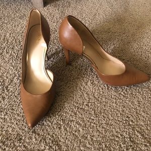 Brown Pointed Toe Pumps